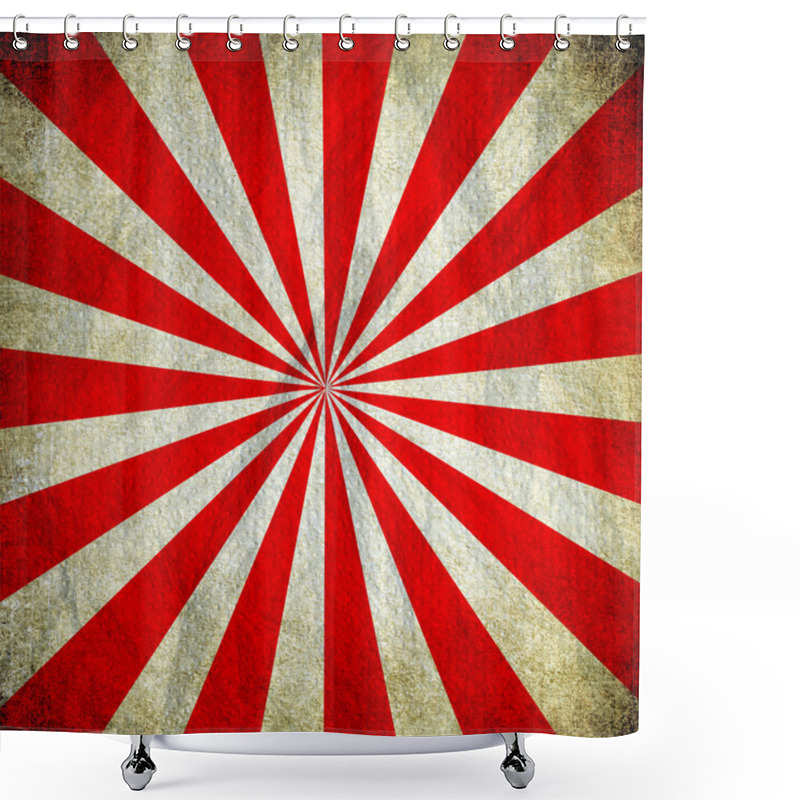 Personality  Grunge Stripe Pattern Shower Curtains