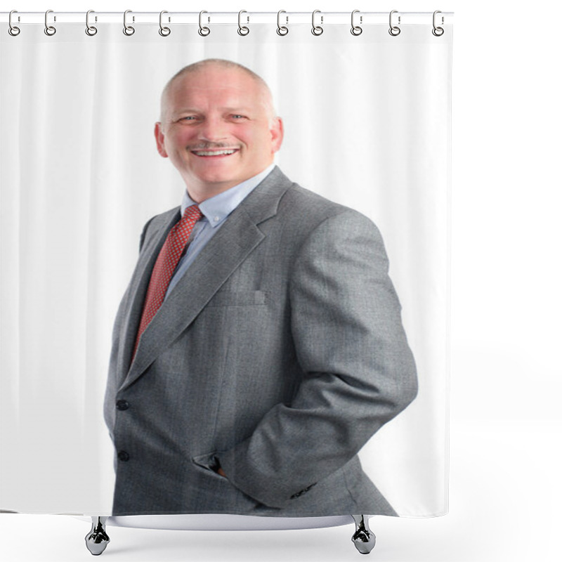 Personality  Casual Businessman - Happy Shower Curtains