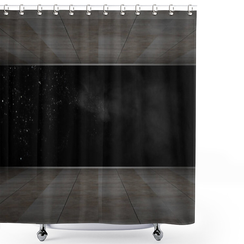 Personality  Space Environment, Ready For Comp Of Your Characters.3D Renderin Shower Curtains