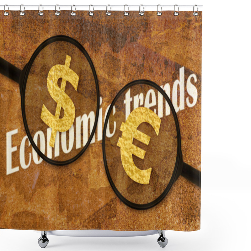 Personality  Economic Trends Shower Curtains