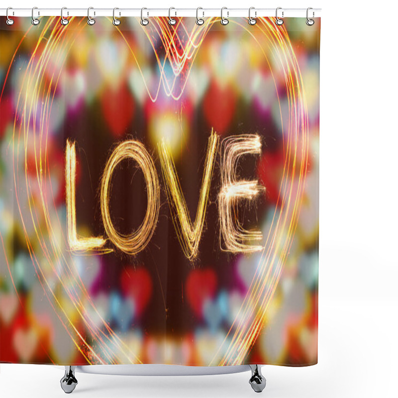 Personality  Love Shower Curtains