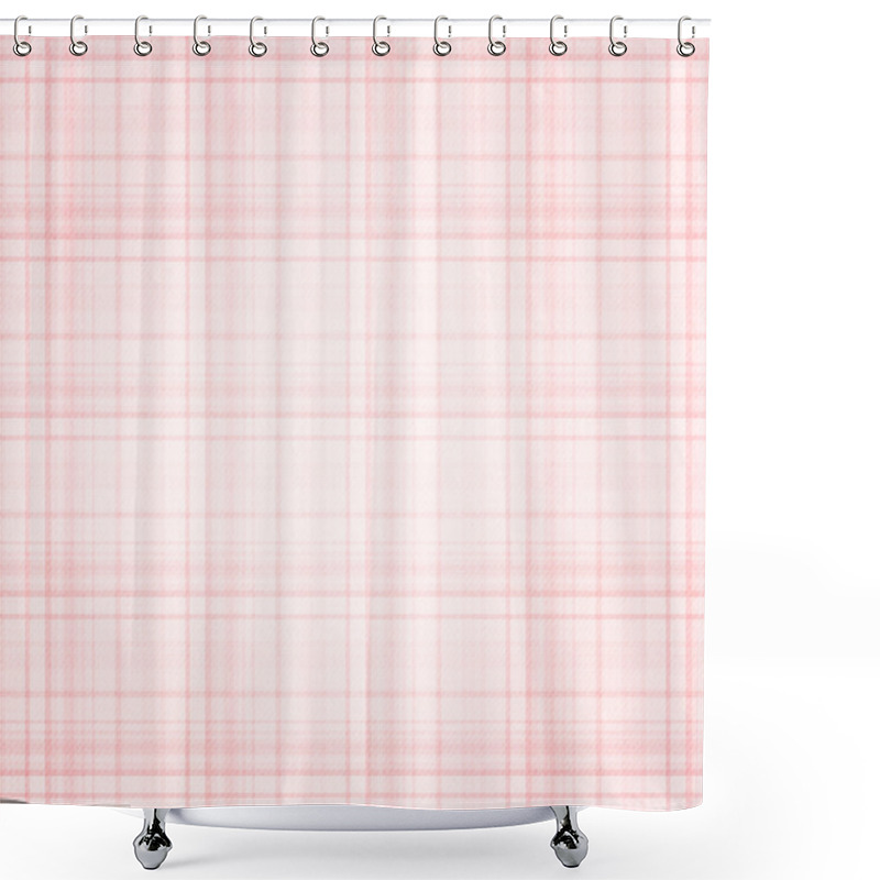 Personality  Retro - Texture Plaid Pattern Shower Curtains