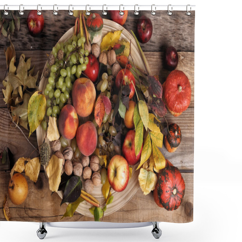 Personality  Autumn Still Life Shower Curtains