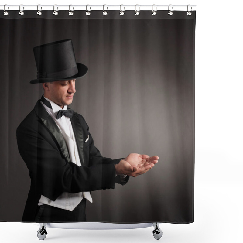 Personality  Magician Acting Shower Curtains