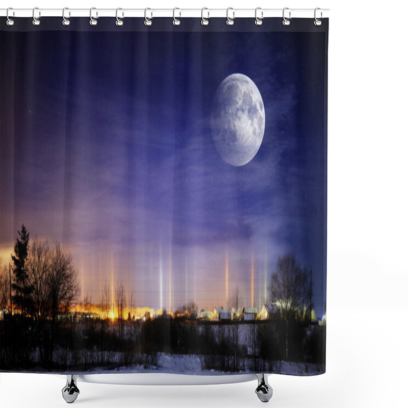 Personality  Amazing Dark Landscape  Shower Curtains