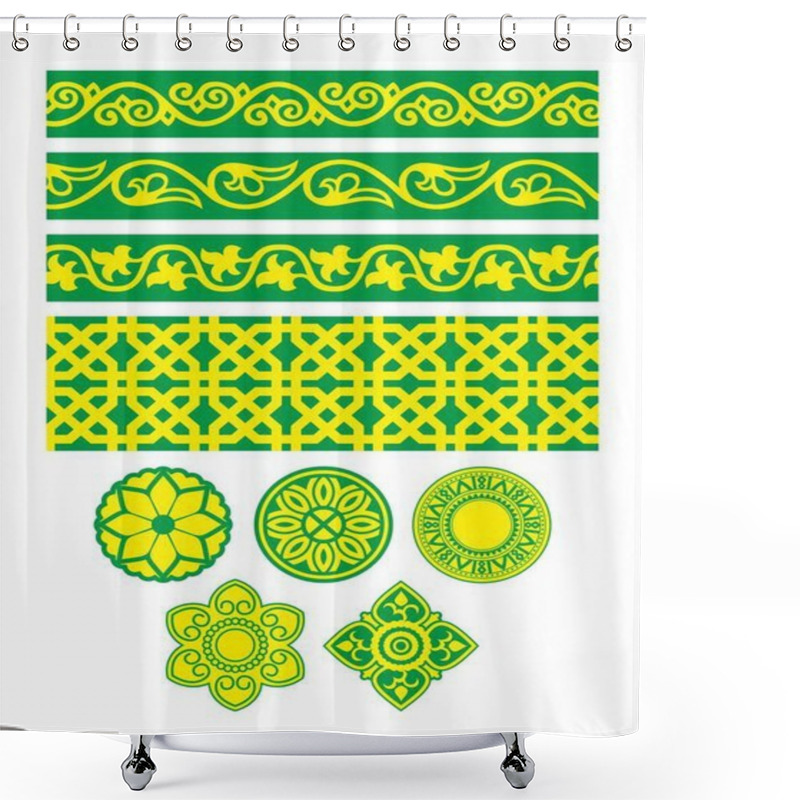 Personality  Tatar Folk Ornament Shower Curtains