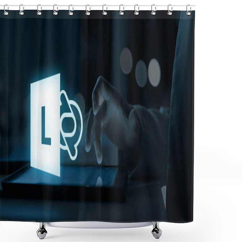 Personality  Enhance Team Communication With Microsoft Lync In Microsoft Office Shower Curtains