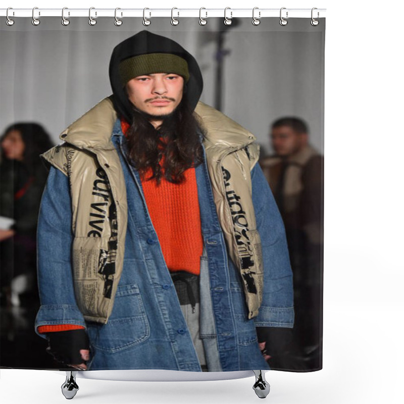 Personality  N. Hoolywood During NYFW Shower Curtains