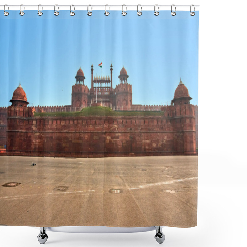 Personality  Red Fort, Old Delhi, India. Shower Curtains