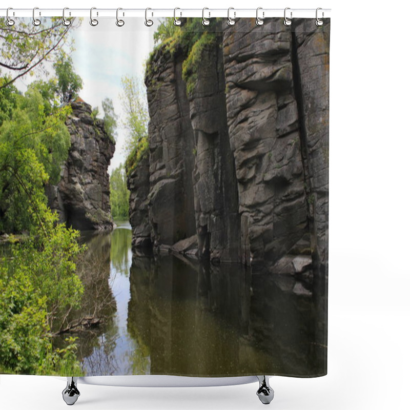 Personality  Buki, Canyon In Ukraine Shower Curtains