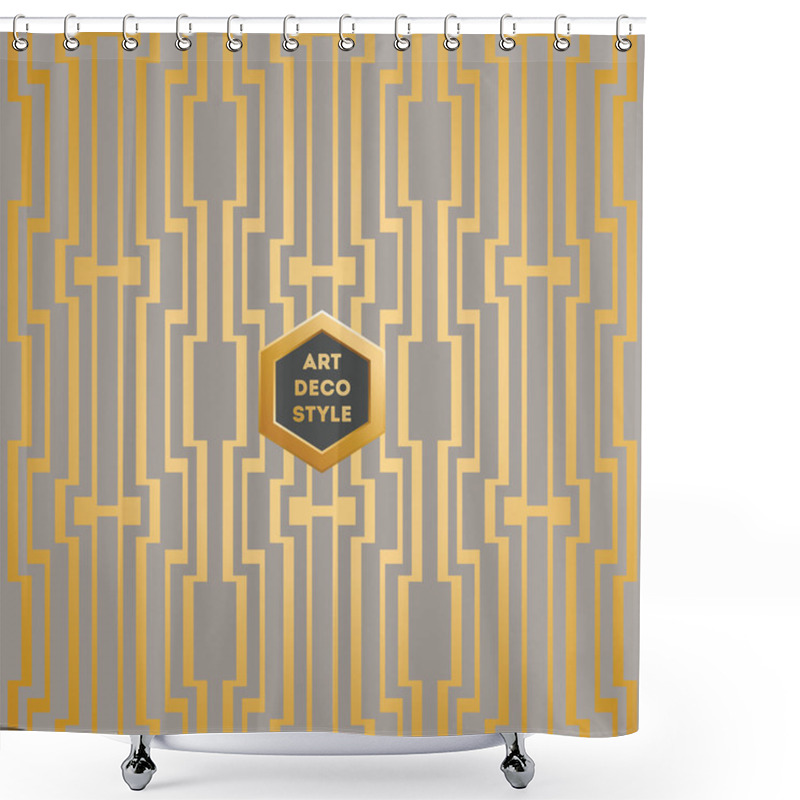 Personality  Art Deco Seamless Pattern Shower Curtains