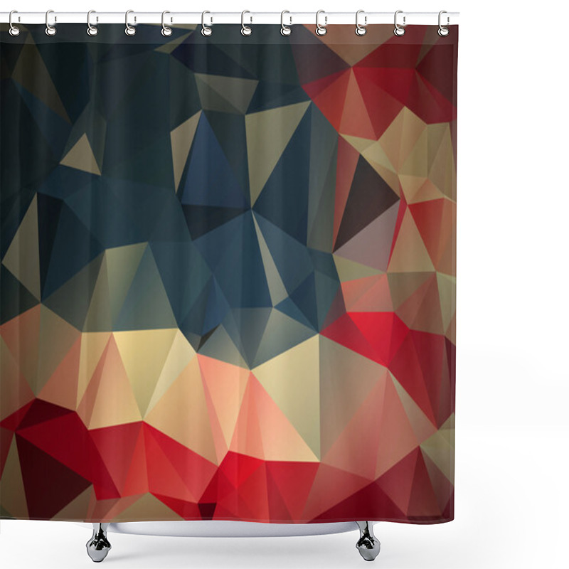 Personality  Funky Modern Background Shower Curtains