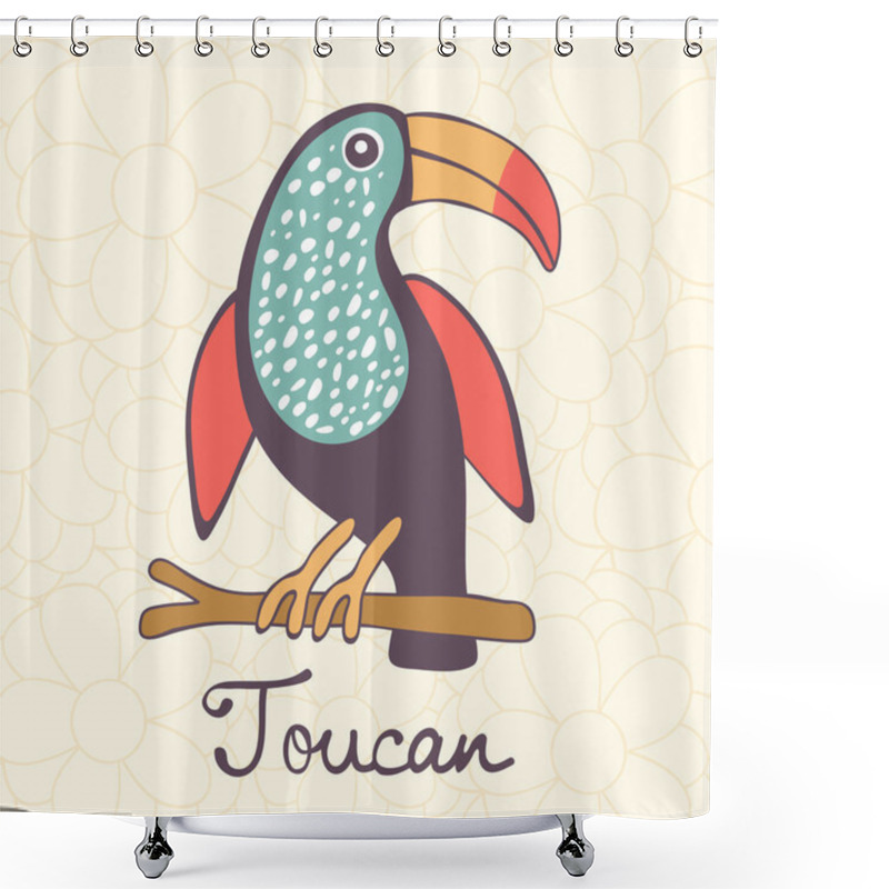 Personality  Toucan Shower Curtains