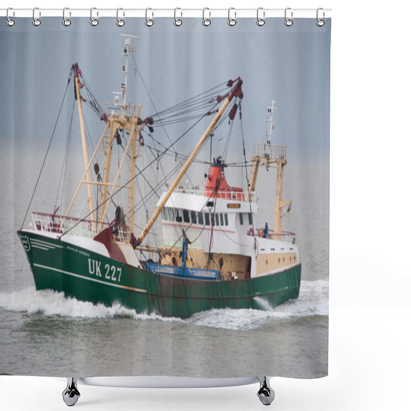 Personality  Fish In The Wadden Sea Shower Curtains