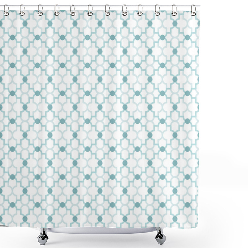 Personality  Quatrefoil Lattice Pattern Shower Curtains