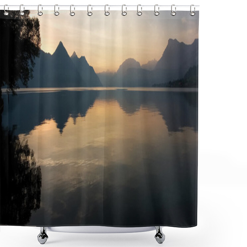 Personality  Sunrise Shower Curtains