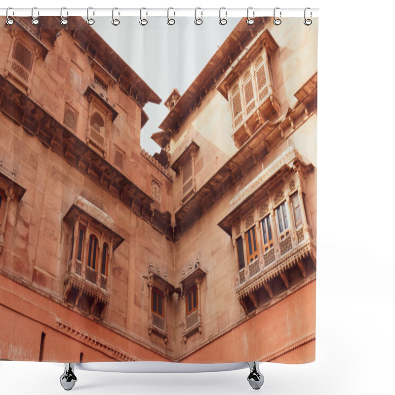 Personality  Bikaner, Rajasthan / India - January 2019 : Fort Bikaner Rajasthan India Shower Curtains