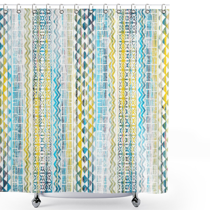 Personality  Carpet And Rugs Textile Design With Grunge And Distressed Texture Repeat Pattern  Shower Curtains