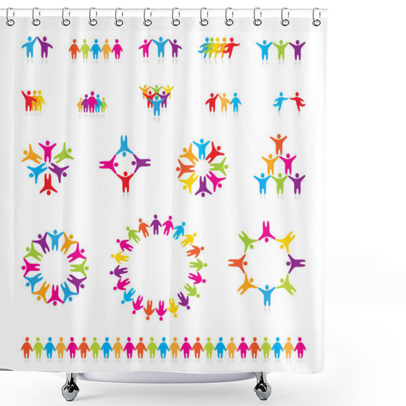 Personality  Set-icon--team Shower Curtains