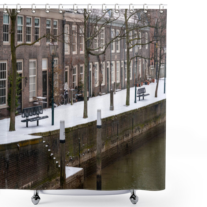 Personality  Winter Snow On The Pottenkade Shower Curtains