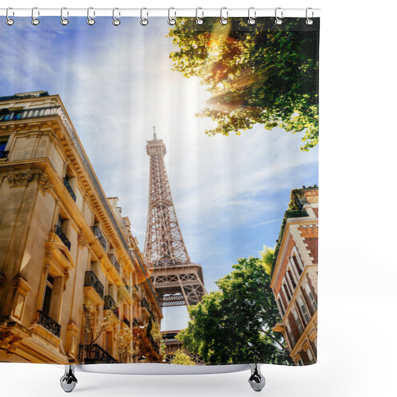 Personality  Street Of Paris In Summer Shower Curtains