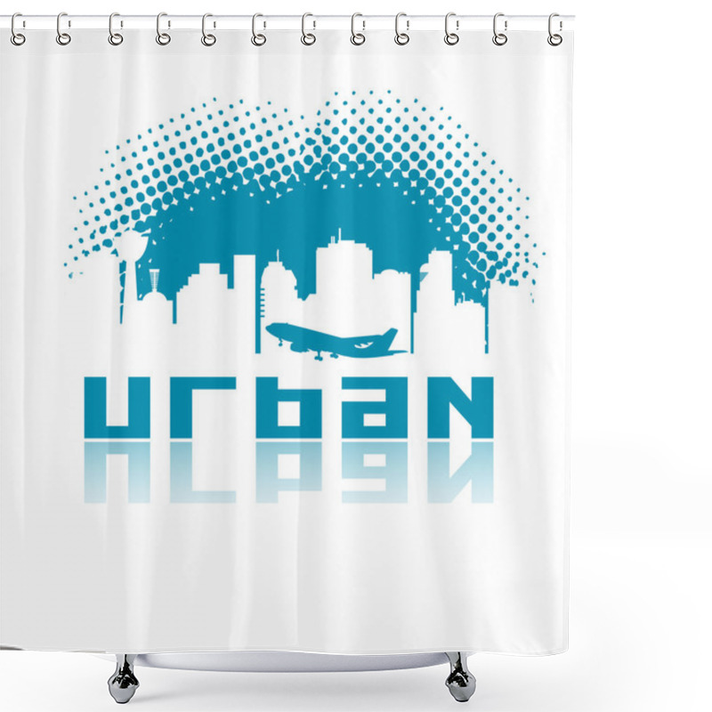 Personality  Urban Design Shower Curtains