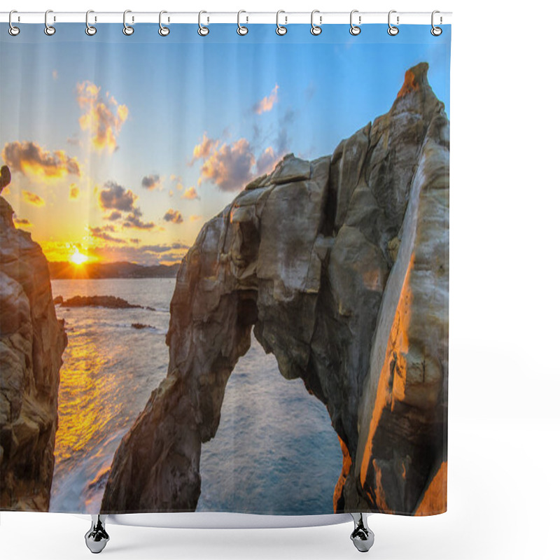 Personality  Elephant Rock In Shenao, Taipei, Taiwan Shower Curtains