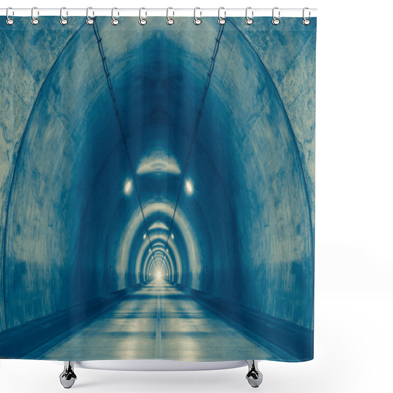 Personality  Urban Tunnel At Mountain Shower Curtains