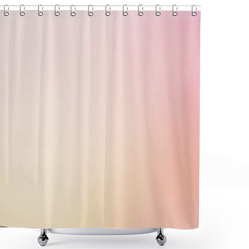 Personality  Soft Pink And Peach Gradient Minimalist Background Shower Curtains