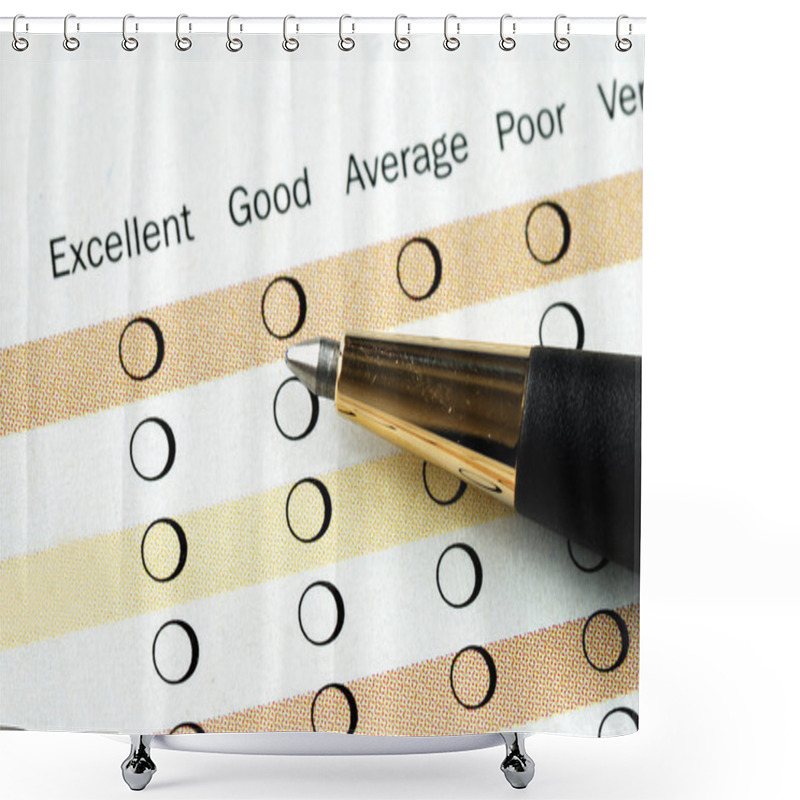 Personality  Fill In The Customer Satisfaction Survey Shower Curtains