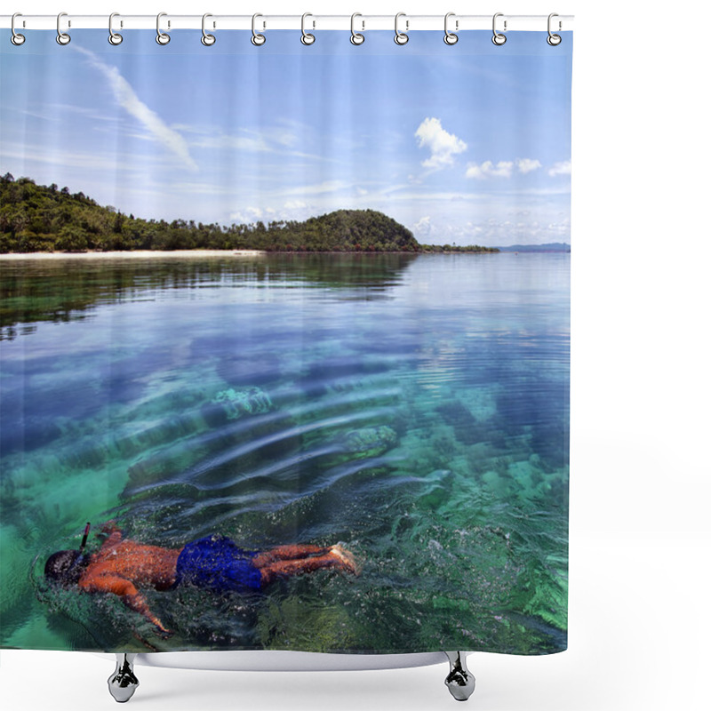 Personality  Paradise Found Shower Curtains