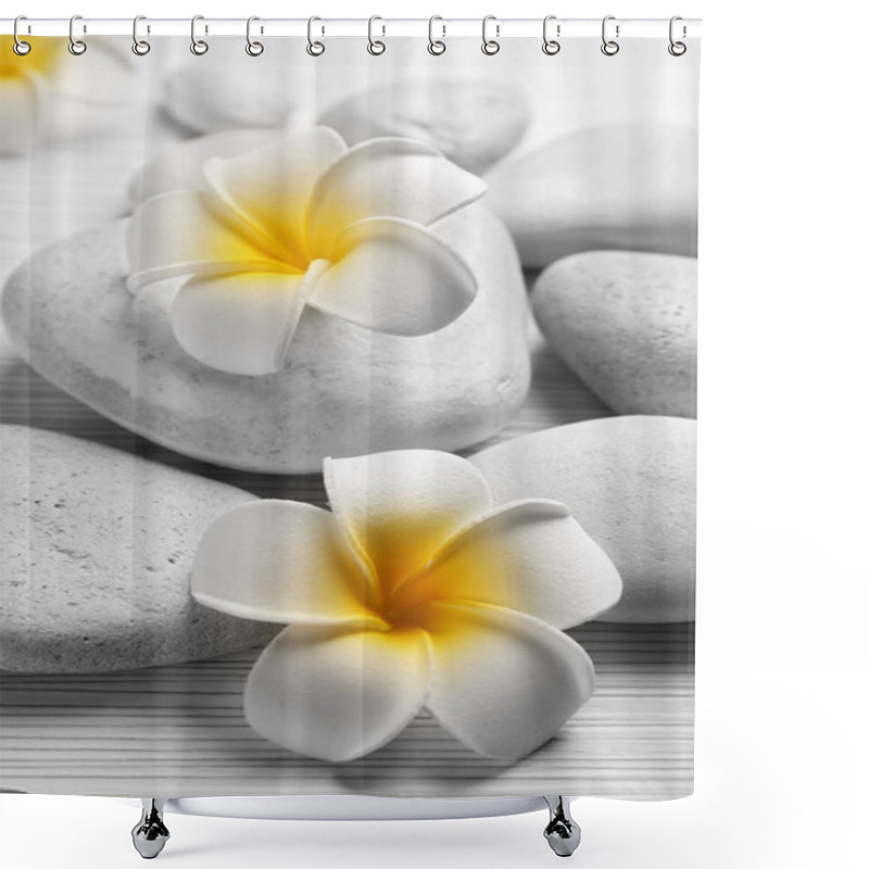 Personality  Beautiful Spa Composition Shower Curtains