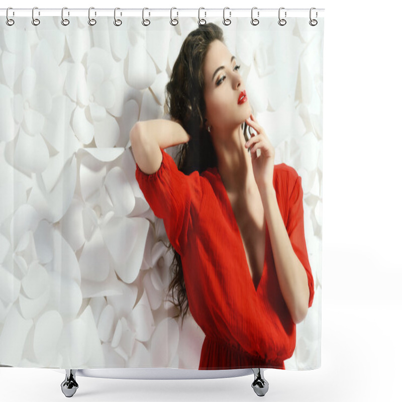 Personality  Sensual Woman Shower Curtains