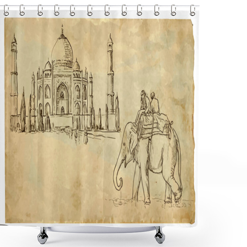 Personality  Taj Mahal Shower Curtains