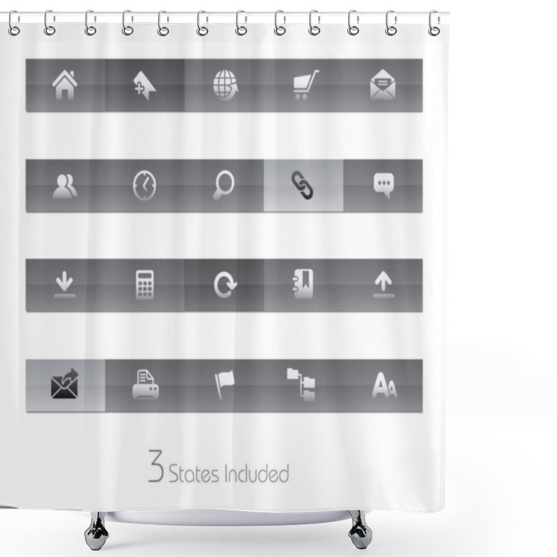 Personality  Website & Internet / Gelbar Series Shower Curtains