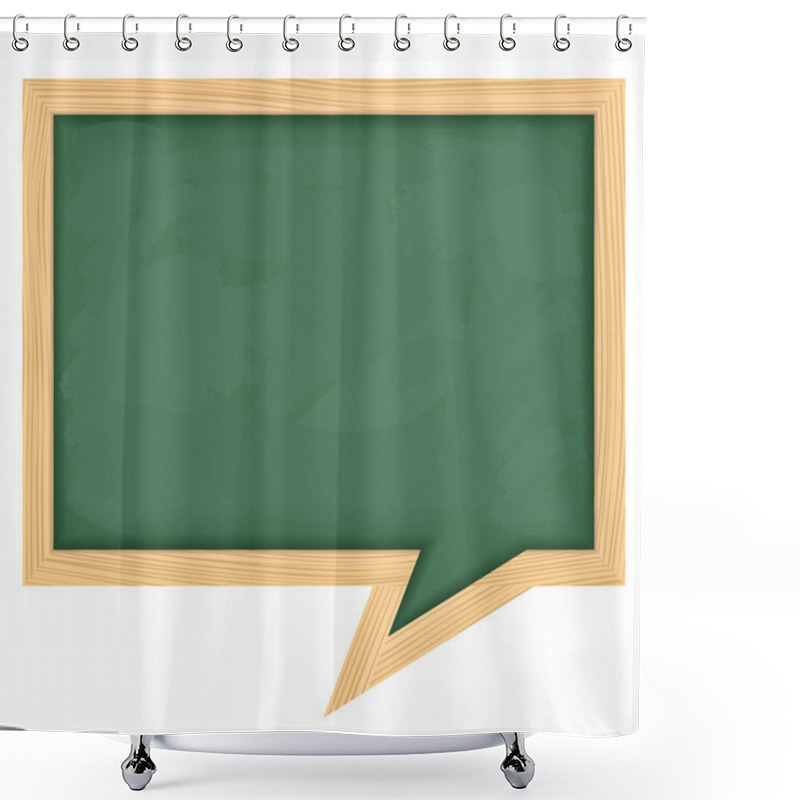 Personality  Blackboard Shower Curtains