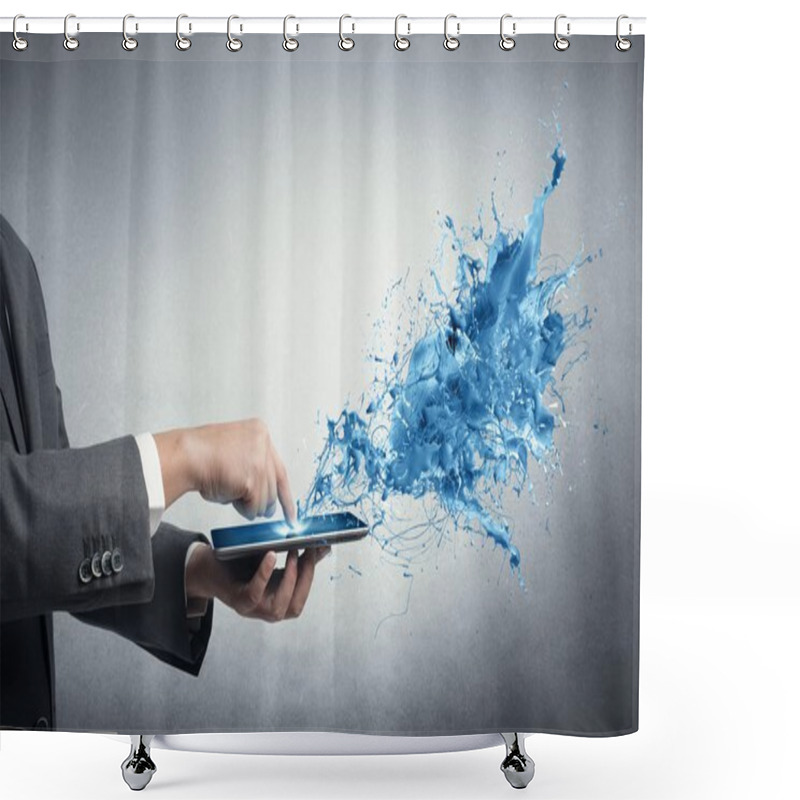 Personality  Creative Technology Shower Curtains