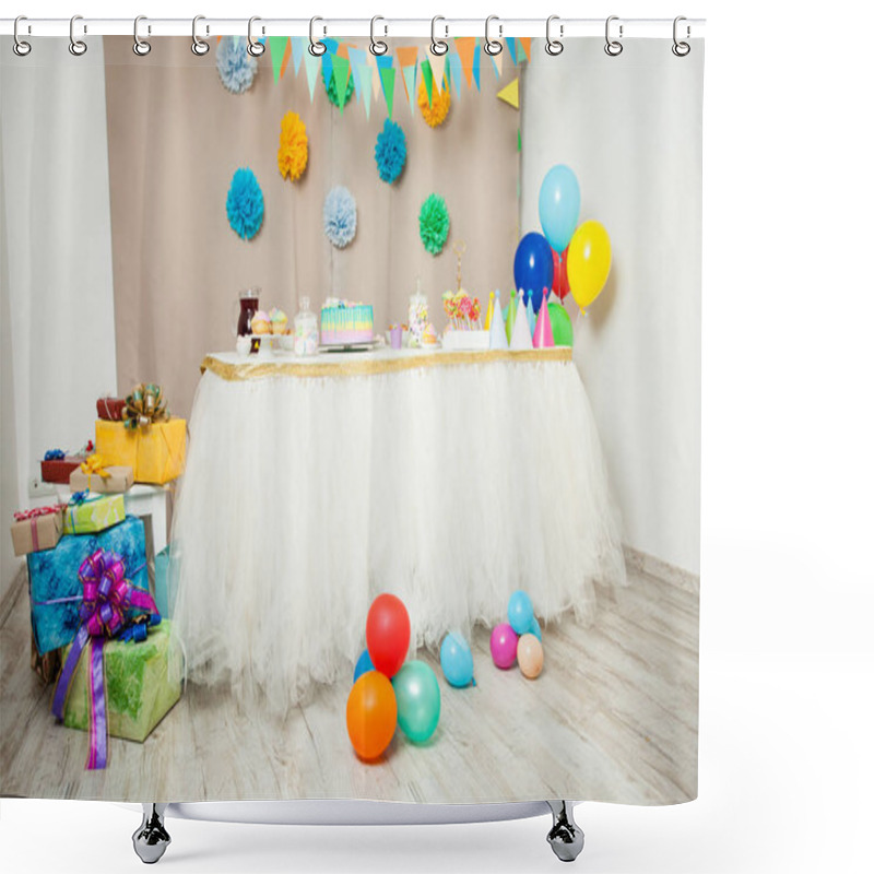 Personality  Happy Birthday Decoration Shower Curtains