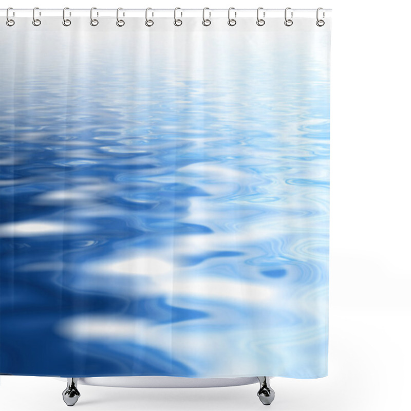 Personality  Blue Water Shower Curtains