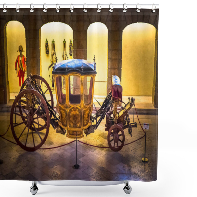 Personality  Lisbon. Portugal - Feb.28,2017 National Coach Museum Shower Curtains