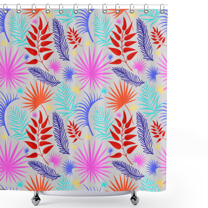 Personality  Rainforest Exotic Leaves Pattern Shower Curtains