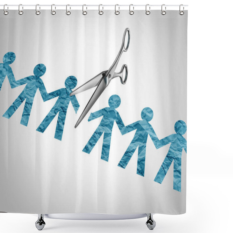 Personality  Social Distancing Disease Control And Limiting Contact With People To Avoid Flu Virus Infection To Limit Novel Coronavirus Or Covid-19 Infectious Spread Of Contagious Germs With 3D Illustration Elements.  Shower Curtains