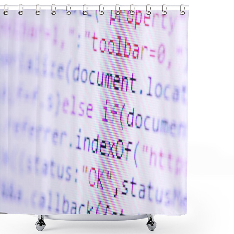 Personality  HTML Codes Shower Curtains