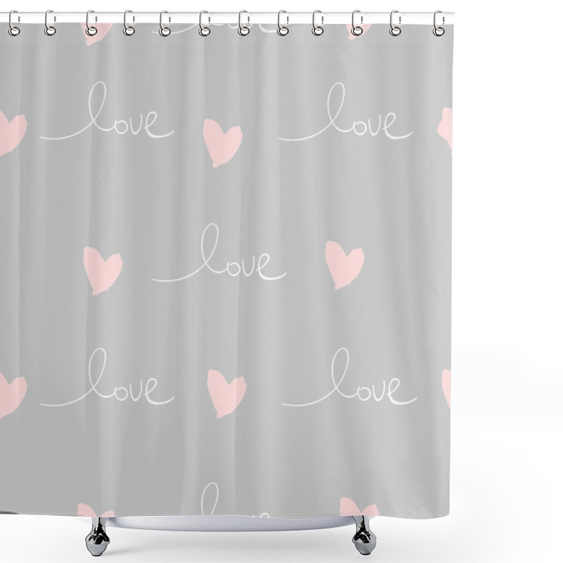 Personality  Romantic Seamless Pattern Shower Curtains