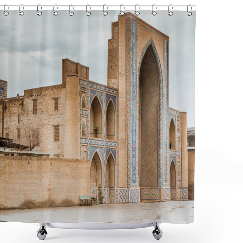 Personality  Historical City Bukhara Ancient Architect Buildings Useful For Background Shower Curtains