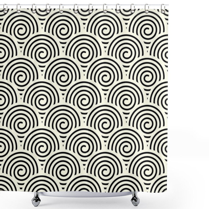 Personality  Geometric Abstract Pattern. Vector Image. Shower Curtains