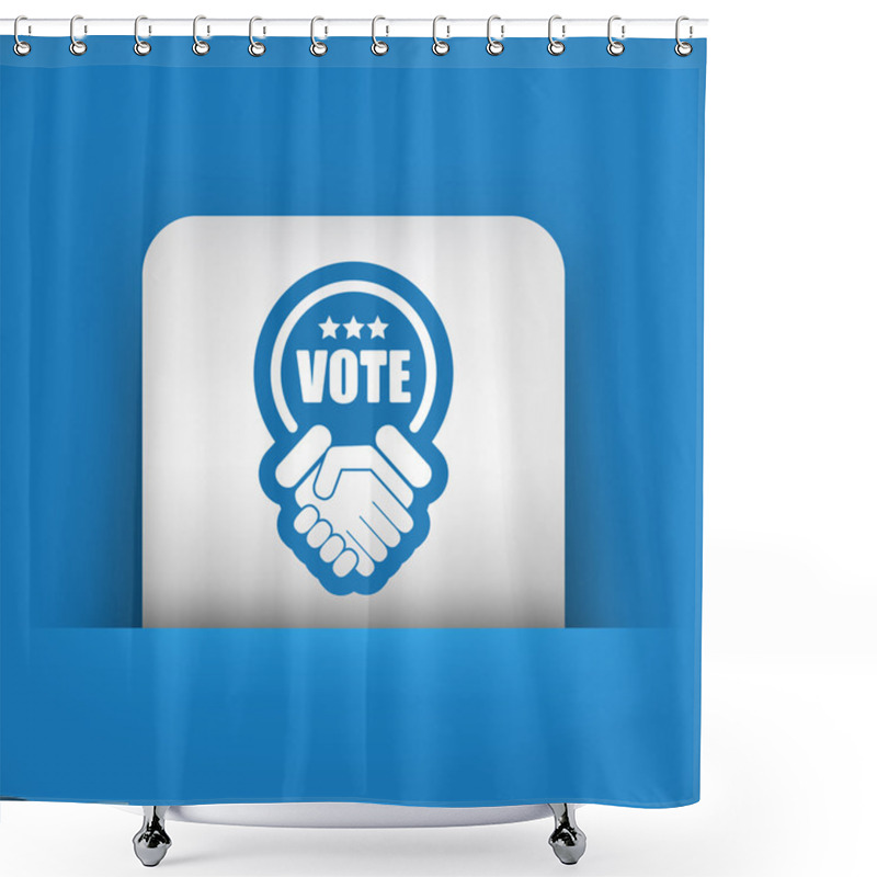 Personality  Agreement For Votes Shower Curtains