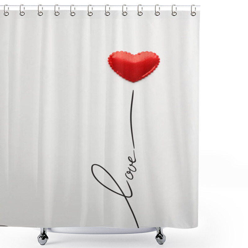 Personality  Creative Valentines Concept  Shower Curtains