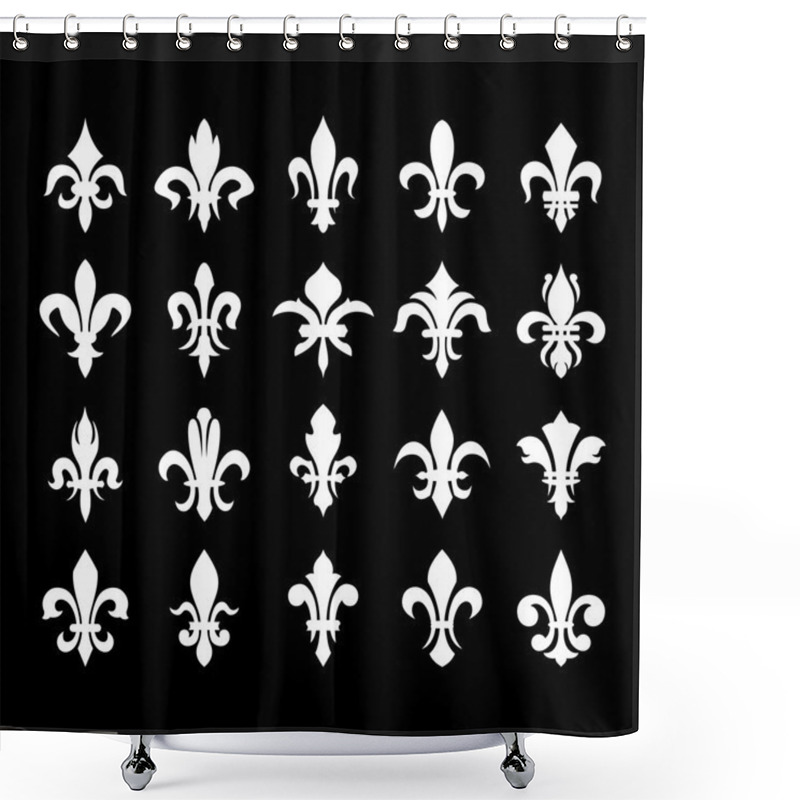 Personality  Heraldic Symbols (fleur De Lis) Shower Curtains