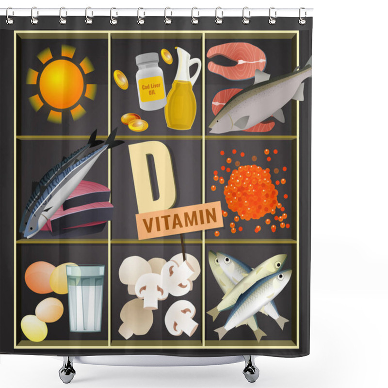 Personality  Vitamins Box Image Shower Curtains